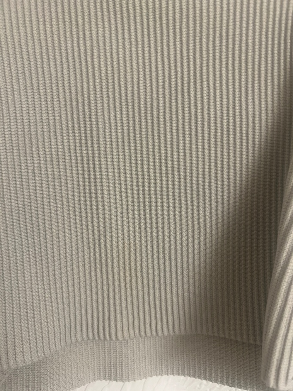 Babaton Ribbed Square-Neck Cropped Top in Taupe - Picture 3 of 5